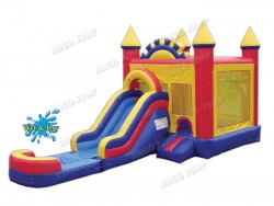 Bounce House with Water Slide