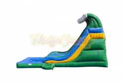tidal20wave20emerald20rush20inflatable20water20slide20renta 5 18ft Tidal Wave Emerald Rush Water Slide